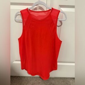 Lululemon Athletica Bright Red Tank Top